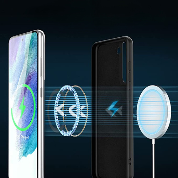 Чoхол до Samsung Galaxy S21 FE 5G, Silicone MagSafe, чорний