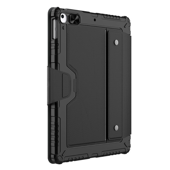 Чехол + клавиатура iPad 7/8/9 10.2 2019 / 2020 / 2021, NILLKIN Bumper Pen Slot, чёрный