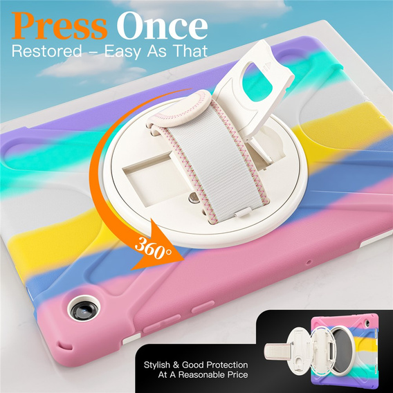 Броньований чохол з підставкою та ременем через плече для Samsung Galaxy Tab A11+