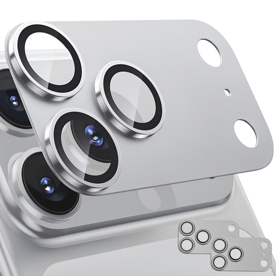 2x Закаленное стекло ERBORD для острова камер iPhone 17 Pro