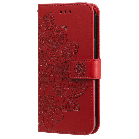 Чохол-книжка для Xiaomi Redmi Note 13 Pro 5G, Mandala, червоний