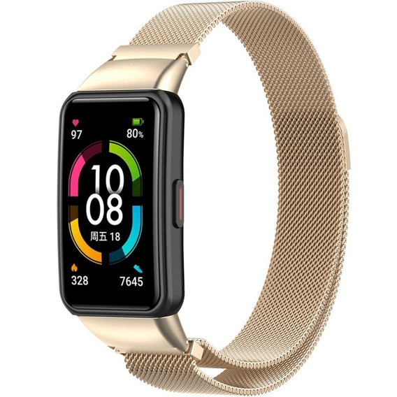 Браслет  MilaneseBand для Huawei Band 6 / Honor Band 6 - Champagne