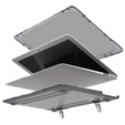 Чехол Kickstand Full Protection для Macbook Air 13 A1369/A1466 - Grey