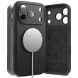 Чохол Ringke для iPhone 17 Pro Max, силіконовий магнітний MagSafe, чорний