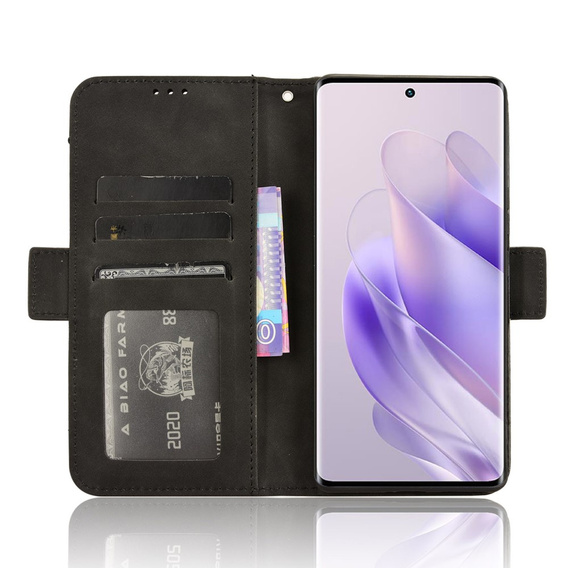 Футляр з клапаном для Infinix Zero 30 5G, Card Slot, чорний