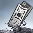Чохол NOX Camera Slide Honor 400 Pro 5G, CamShield Slide, сріблястий