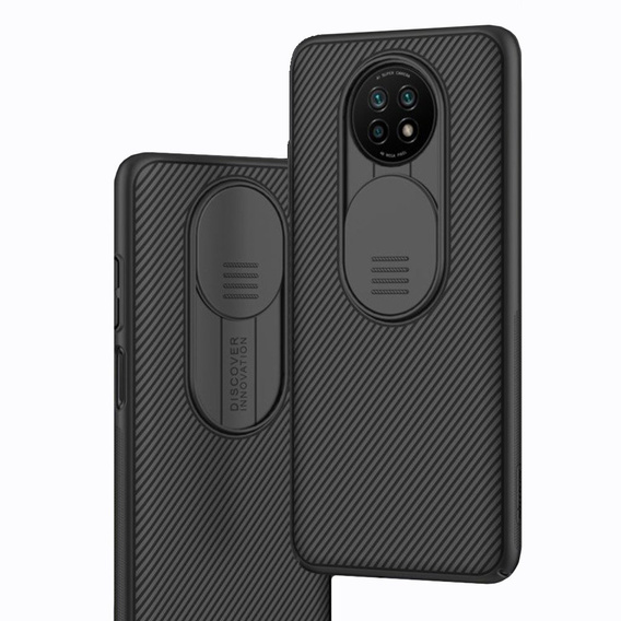 Бронированный чехол Nillkin для Xiaomi Redmi Note 9T 5G, CamShield Pro, чёрный