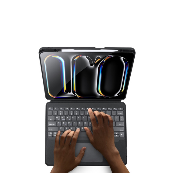 Обкладинка для клавіатури Apple iPad Pro 13" 7-го покоління 2024 року, Dux Ducis DK Series, чорна