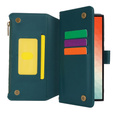 Чохол-книжка для Samsung Galaxy S24 Ultra, Wallet Zipper Pocket RFID, з плечовим ременем, чорний