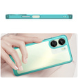 Чехол до Xiaomi Redmi 13C / Poco C65, Fusion Hybrid, прозрачный / синий