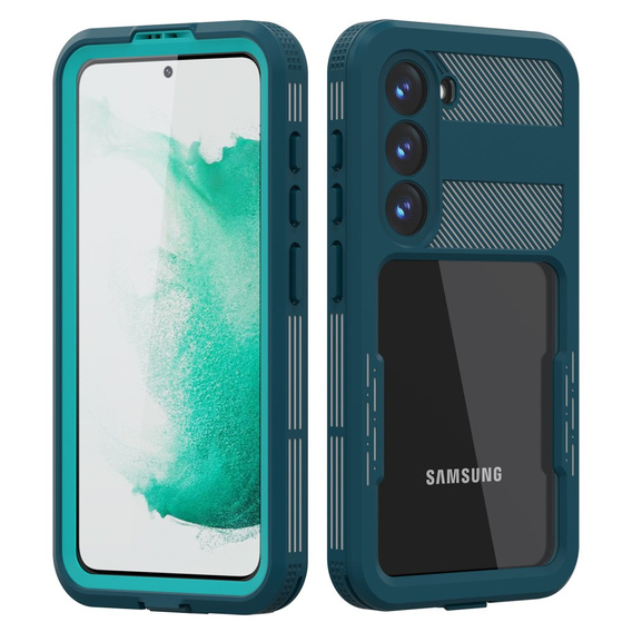 Водонепроникний чохол IP68 для Samsung Galaxy S23 Plus, зелений