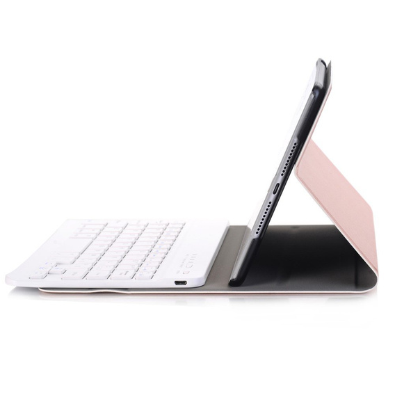 Чохол + клавіатура iPad mini 2019 / iPad mini 4, рожевий rose gold