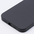 Чохол для iPhone 15 Pro Max, Aramid Fiber Cover, чорний