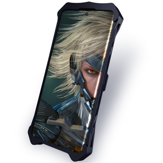 Бронированный чехол для Samsung Galaxy Note 20 Ultra, Aluminum Alloy, чёрный / красный