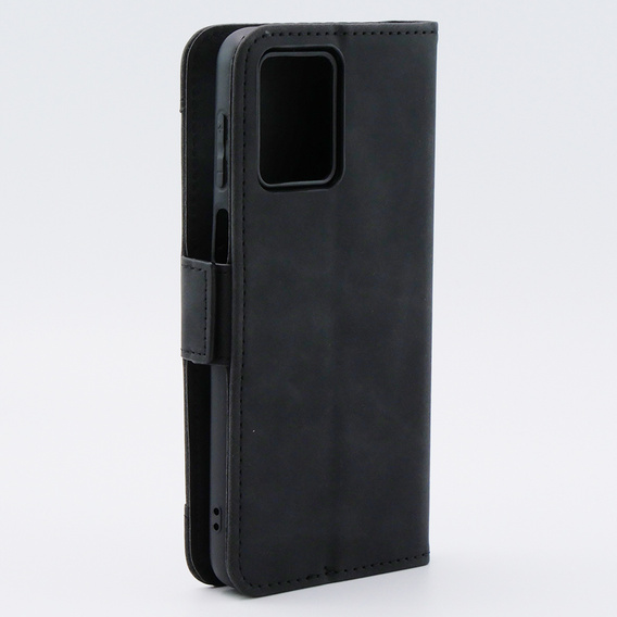 Футляр з клапаном для Motorola Moto G54 5G, Card Slot, чорний