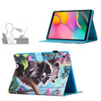 Чехол для Samsung Galaxy Tab S6 Lite 2022 / 2020, с откидной крышкой, raccoon