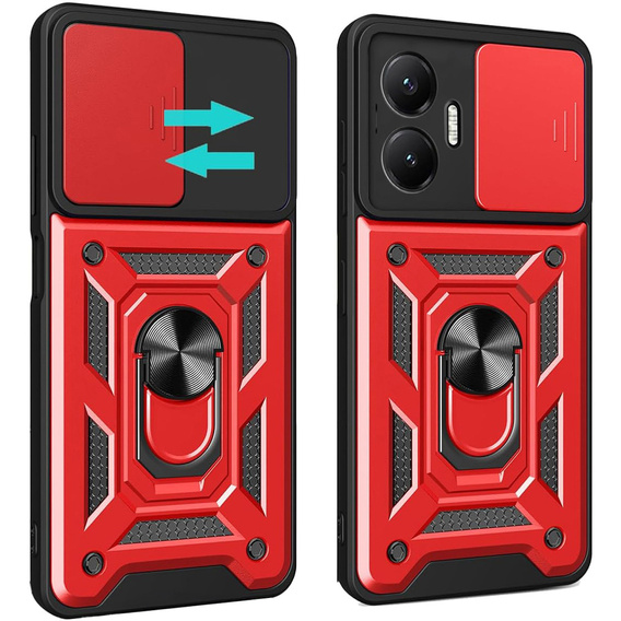 Чохол NOX Camera Slide Xiaomi Poco F7, CamShield Slide, червоний