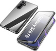 Чохол для Samsung Galaxy S24 FE, Magnetic Dual Glass, чорний