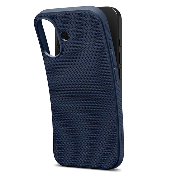 Чехол Spigen Liquid Air для iPhone 17, темно-синий