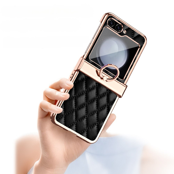 Чехол для Samsung Galaxy Z Flip5 5G, Electro Stitching , чёрный