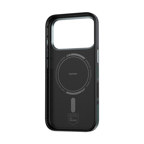 Чехол BENKS Kevlar для Samsung Galaxy S25 Ultra, для MagSafe, Carbon Fiber, чёрный