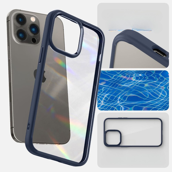 Чoхол Spigen до iPhone 14 Pro, Ultra Hybrid, Navy Blue, granatowe