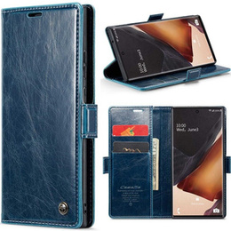 Флип-кейс CASEME для Samsung Galaxy Note 20 Ultra, Waxy Textured, синий