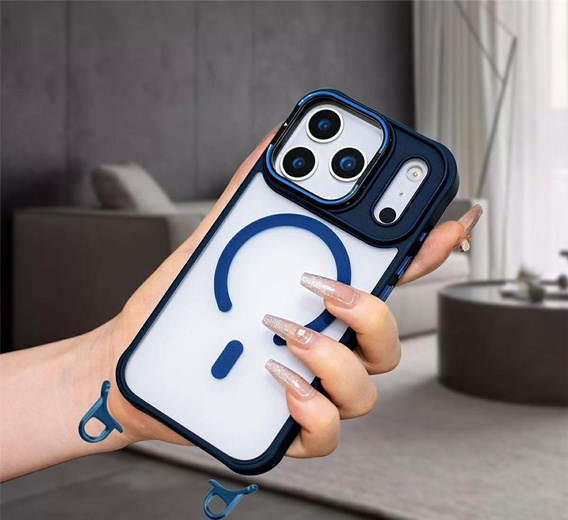 Чехол с подставкой и съемным ремешком, для MagSafe для iPhone 17 Pro