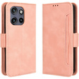 Откидной чехол для Motorola Edge 50 Neo / Motorola ThinkPhone 25, Card Slot, розовый