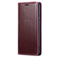 Чохол-книжка для Samsung Galaxy S23, ERBORD Waxy Wallet, червоний