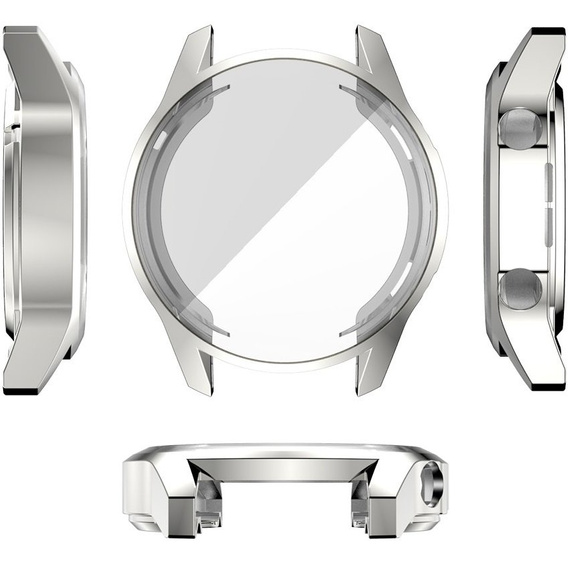Чохол 2в1 із захистом екрану дял годинника  Huawei Watch GT 2 46mm, Silver