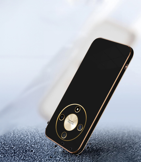 Чохол для Honor Magic 5 Lite, Glamour CamShield, чорний