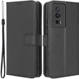 Откидной чехол для Poco F5 Pro 5G, Wallet Smart Magnet, чёрный