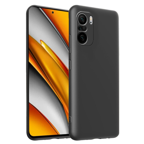 Чехол до Xiaomi Mi 11i / POCO F3, Silicone Lite, чёрный