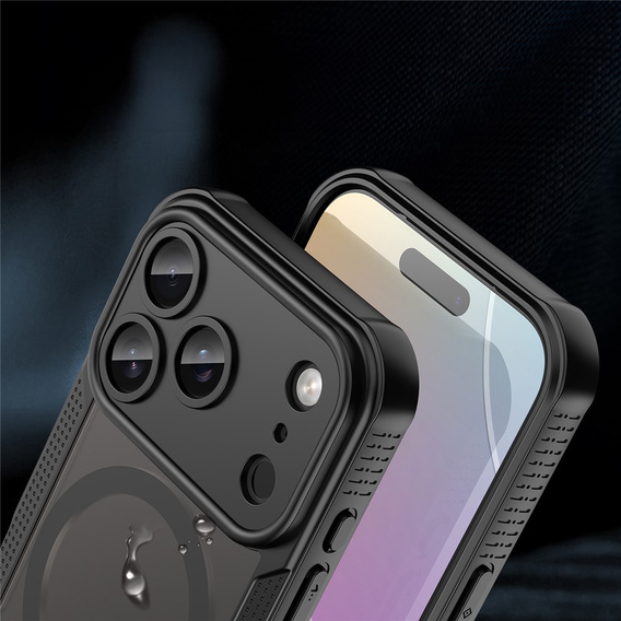 Чохол для iPhone 17 Pro, для MagSafe, броньований, чорний