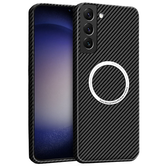 Чoхол до Samsung Galaxy S23 Plus, Magsafe Slim Carbon, чорний