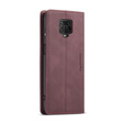 Чохол-сумка для Xiaomi do Redmi Note 9s / 9 Pro, Leather Wallet Case, бордовий