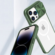 Чoхол до iPhone 14 Pro Max, Slide Camera Magsafe, зелений