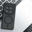 Чохол для Honor Magic 7 Lite, для MagSafe, ERBORD Matt Case, чорний