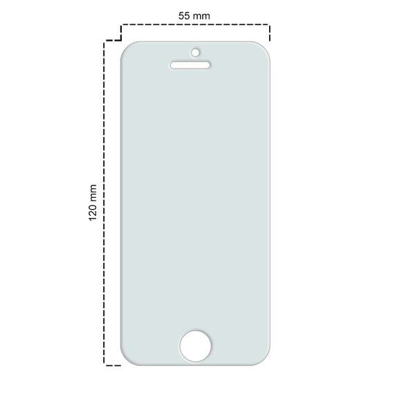 Защитная пленка ERBORD для iPhone 5/5S/SE (2 шт)