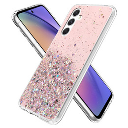 Чoхол до Samsung Galaxy A54 5G, Glittery, рожевий rose gold