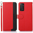 Чехол Wallet до Xiaomi Redmi Note 11/11S, KHAZNEH, Dual Color, Red