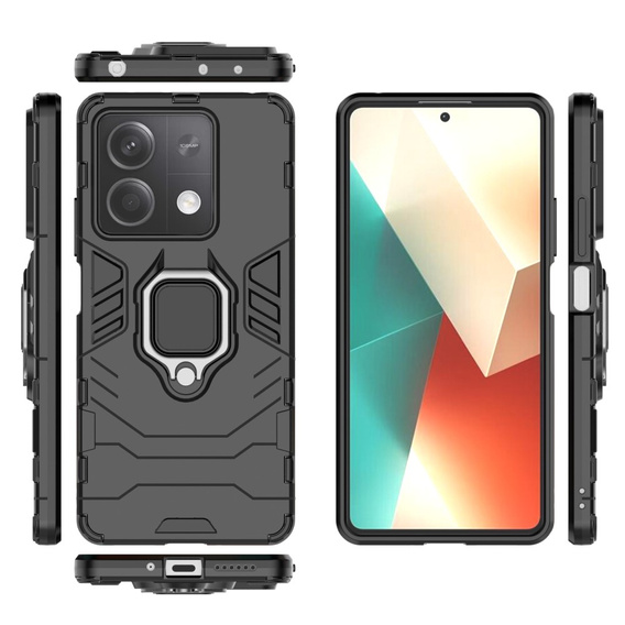 Чoхол до Xiaomi Redmi Note 13 5G, Kickstand Ring, чорний