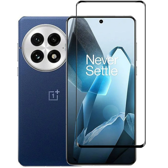 3D загартоване скло для OnePlus 13, чорна рамка