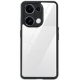 Чехол для Xiaomi Redmi Note 13 Pro 4G / Xiaomi Redmi Note 14S / Xiaomi Poco M6 Pro 4G, Fusion Hybrid, с защитой камеры, прозрачный / черный