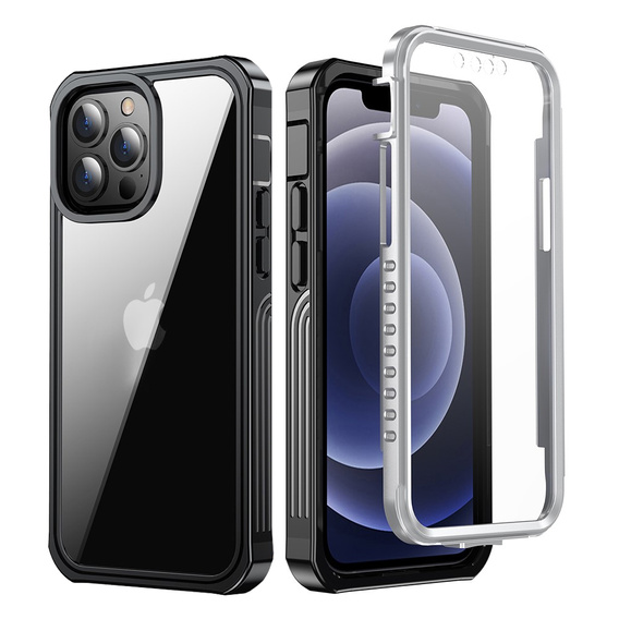 Чехол для iPhone 13 Pro Max, Shockproof, с пленкой, синий