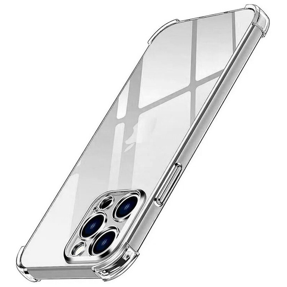 Чохол для iPhone 16 Pro, Erbord Dropproof, прозорий + скло