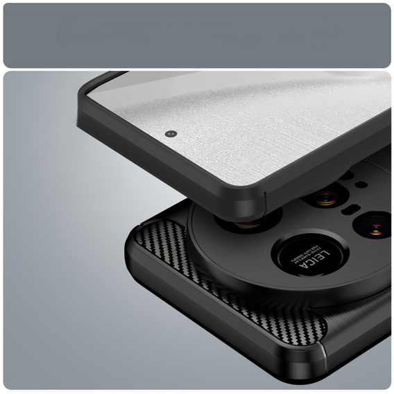 Чoхол до Xiaomi 15 Ultra, Carbon, чорний