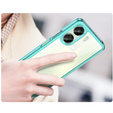 Чехол до Xiaomi Redmi 13C / Poco C65, Fusion Hybrid, прозрачный / синий