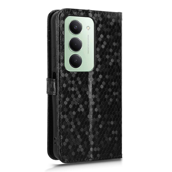 Чохол-розкладачка для Xiaomi Redmi 15 5G/4G, Wallet Rhombus, чорний